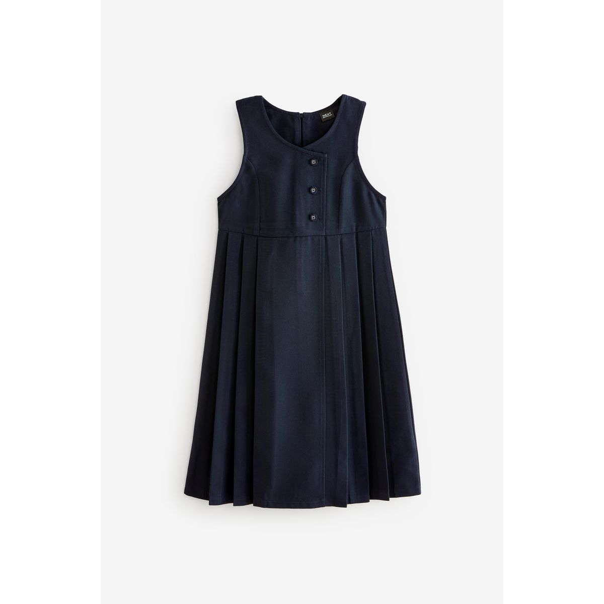 Robe chasuble longue d’école à boutons devant, NEXT