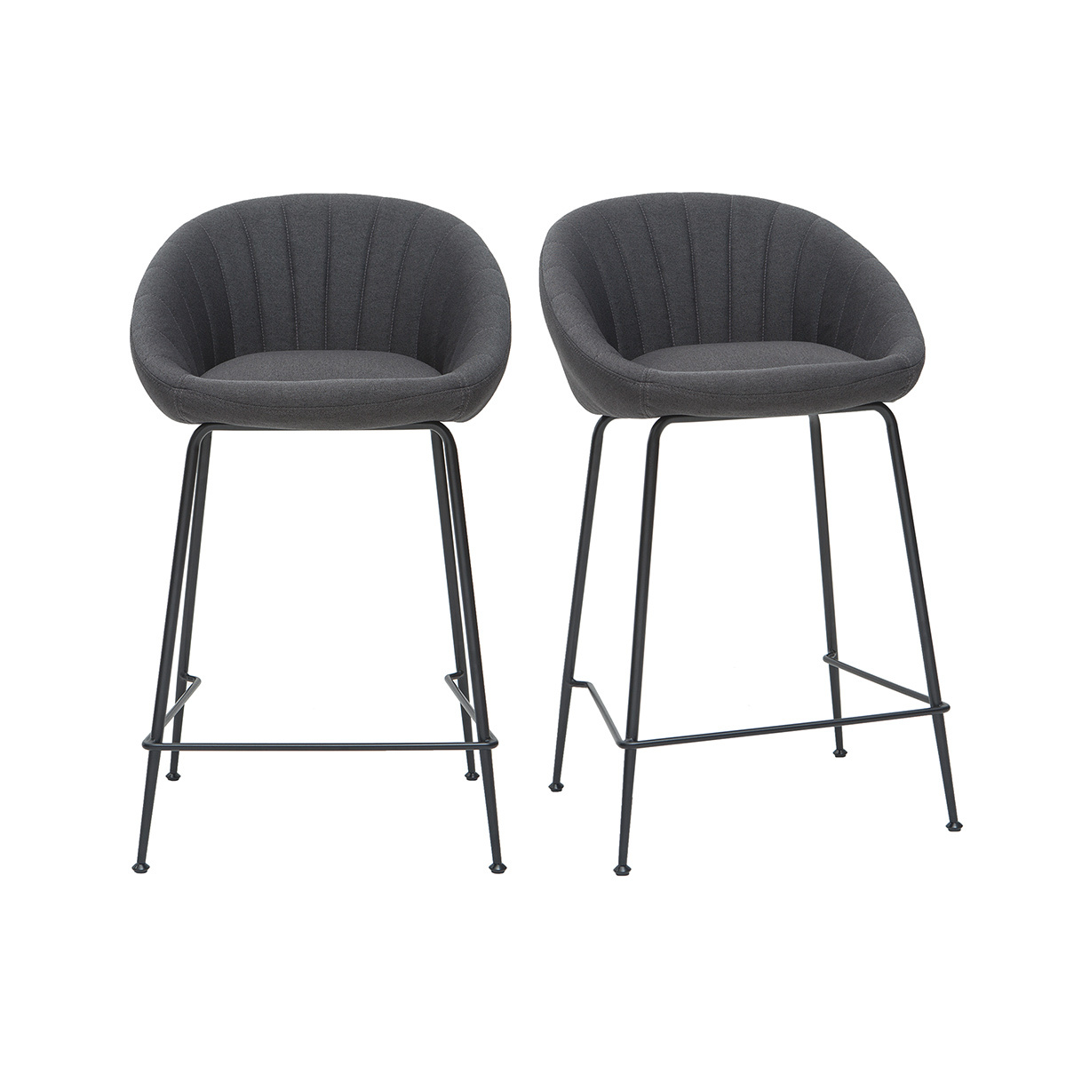 Tabourets de bar design 65 cm (lot de 2) SHERU, MILIBOO