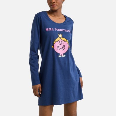 Little Miss Princess Nightshirt in Cotton with Long Sleeves MR MME