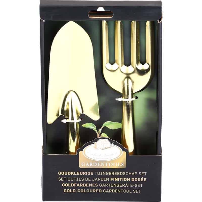 Kit de 2 Outils de jardin dorés, ESSCHERT DESIGN