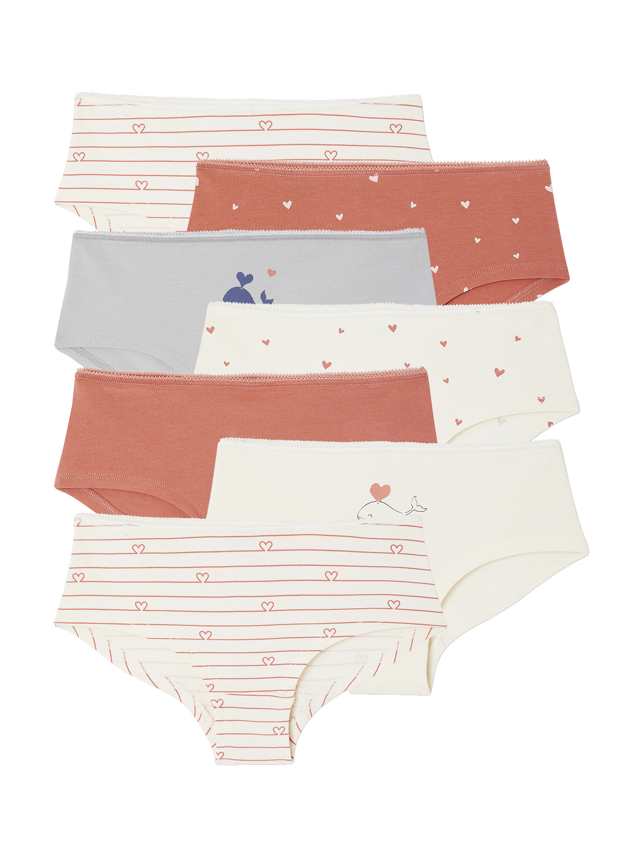 Lot de 7 shorties, VERTBAUDET