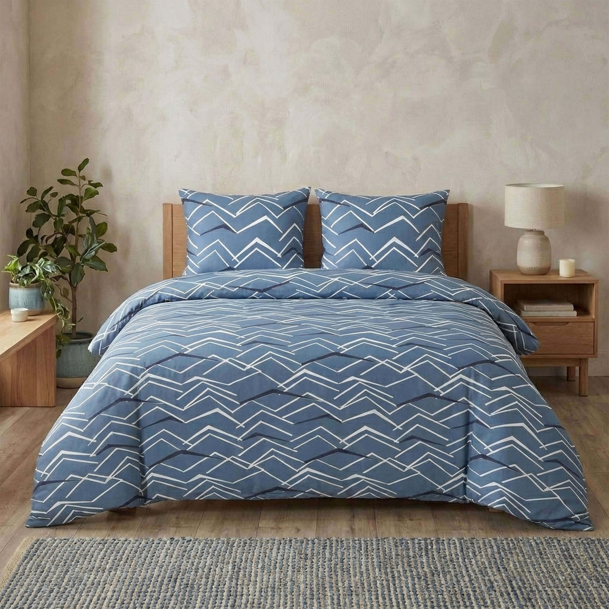 Parure de lit - Housse de couette avec taies, EDEN