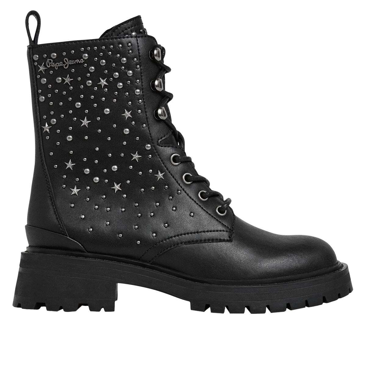 Bottes En Cuir Avec Clous, PEPE JEANS