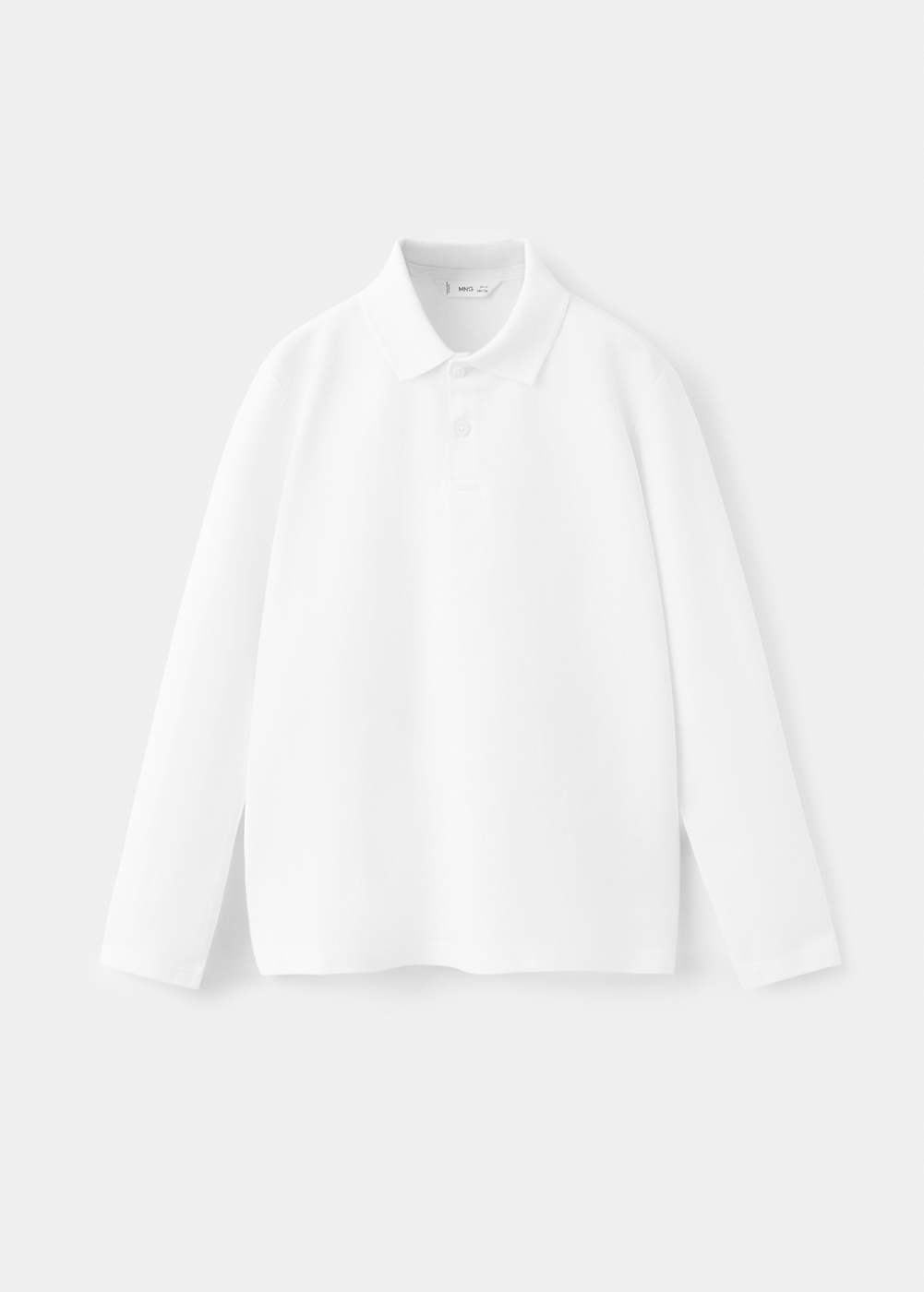 Polo coton à manches longues, MANGO KIDS