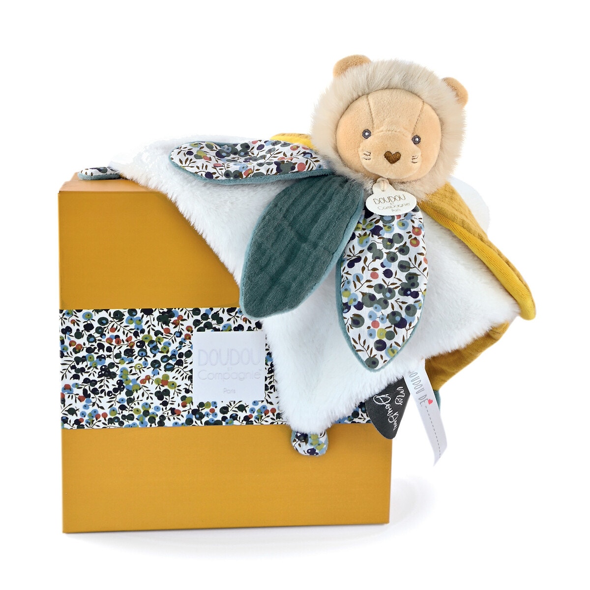 Doudou et Compagnie - Doudou Ours - Doudou Plat Carré - Taupe - Cadeau  Naissance - L'original ! Doudou 202 - DC2928 : : Jeux et Jouets