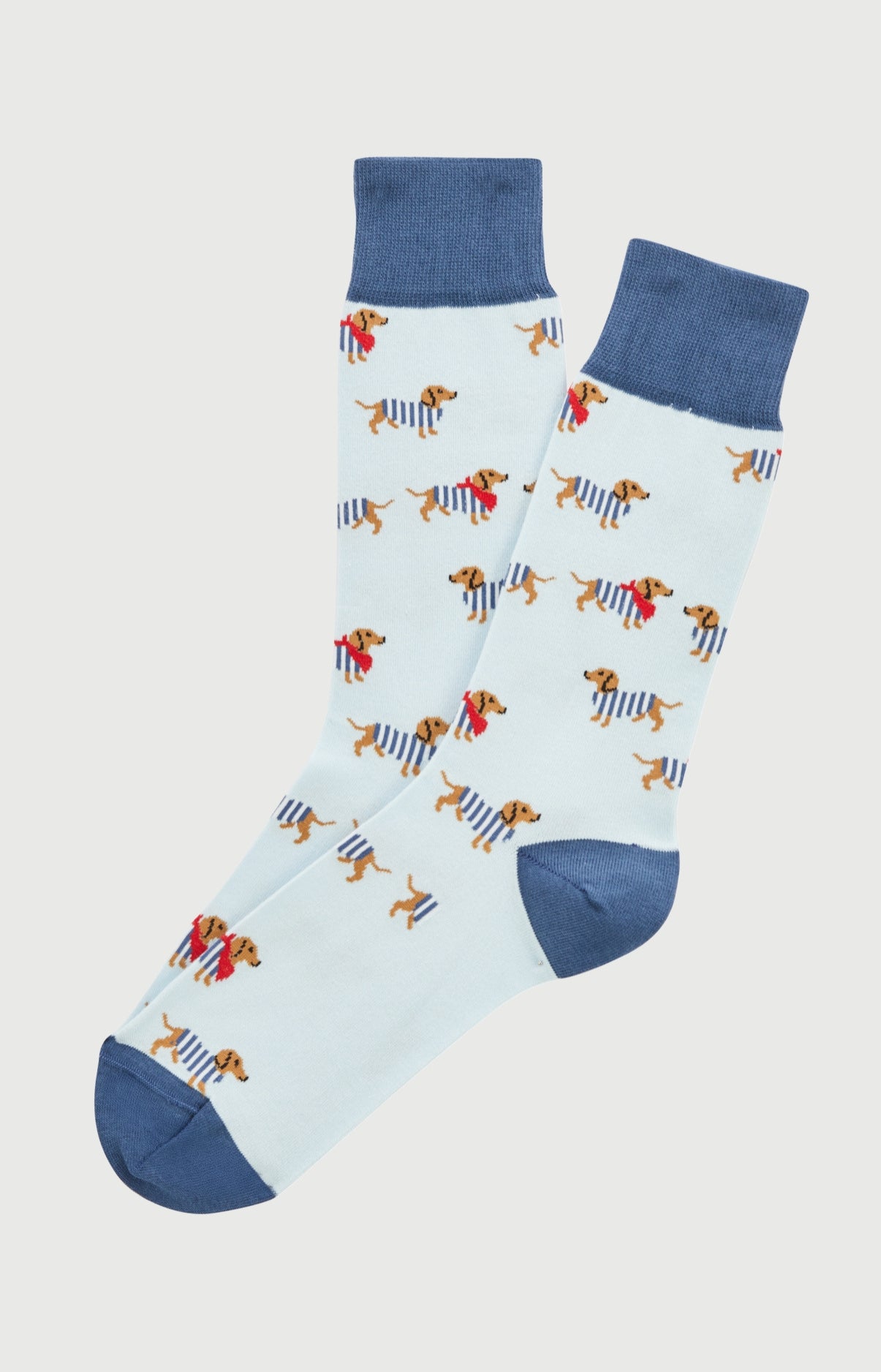 Chaussettes en coton imprimé Tobbie Bleu, ARTHUR