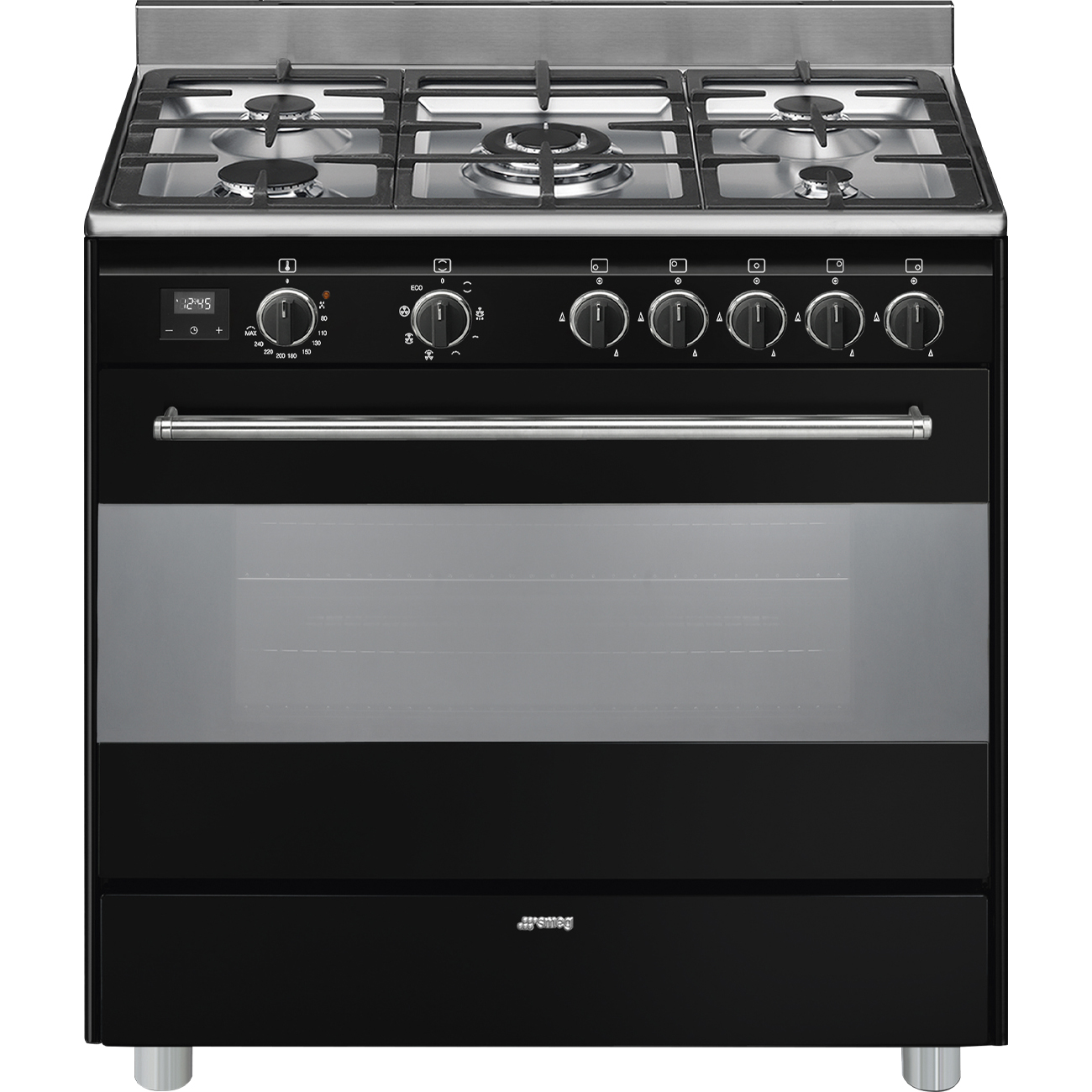 Piano de cuisson gaz 5 feux 90 cm BG91, SMEG