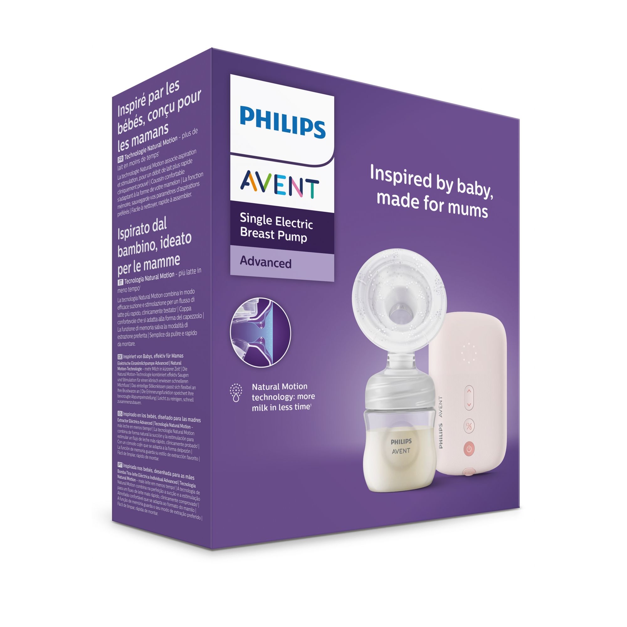 Tire lait électrique natural motion SCF395/07, PHILIPS AVENT