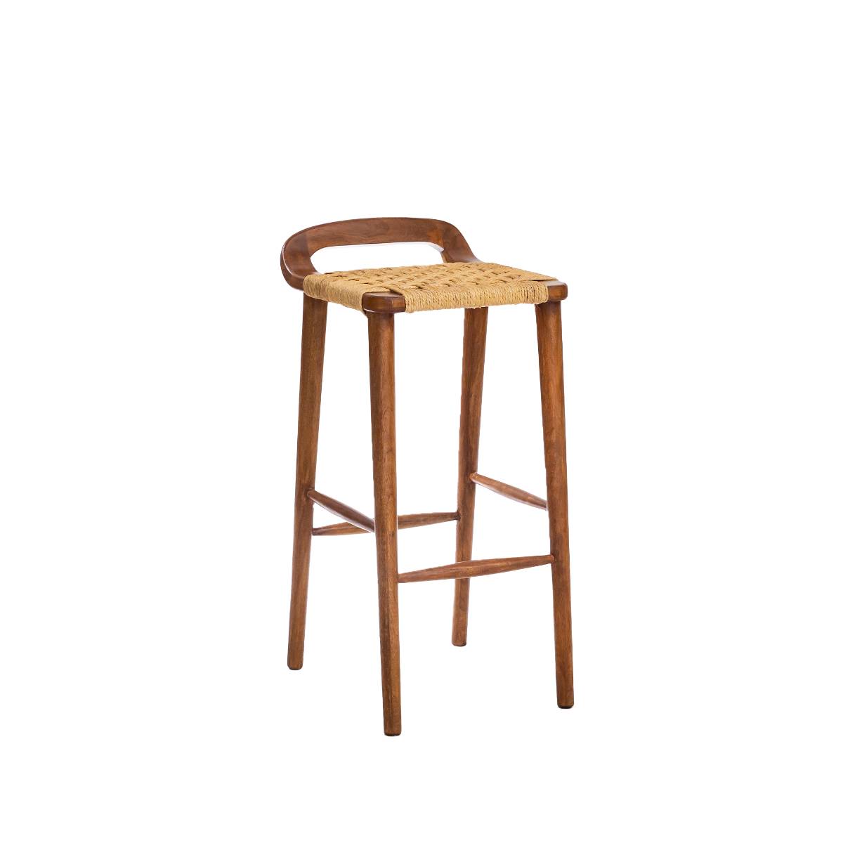 Chaise de bar en corde SUZANNA, MADE IN MEUBLES