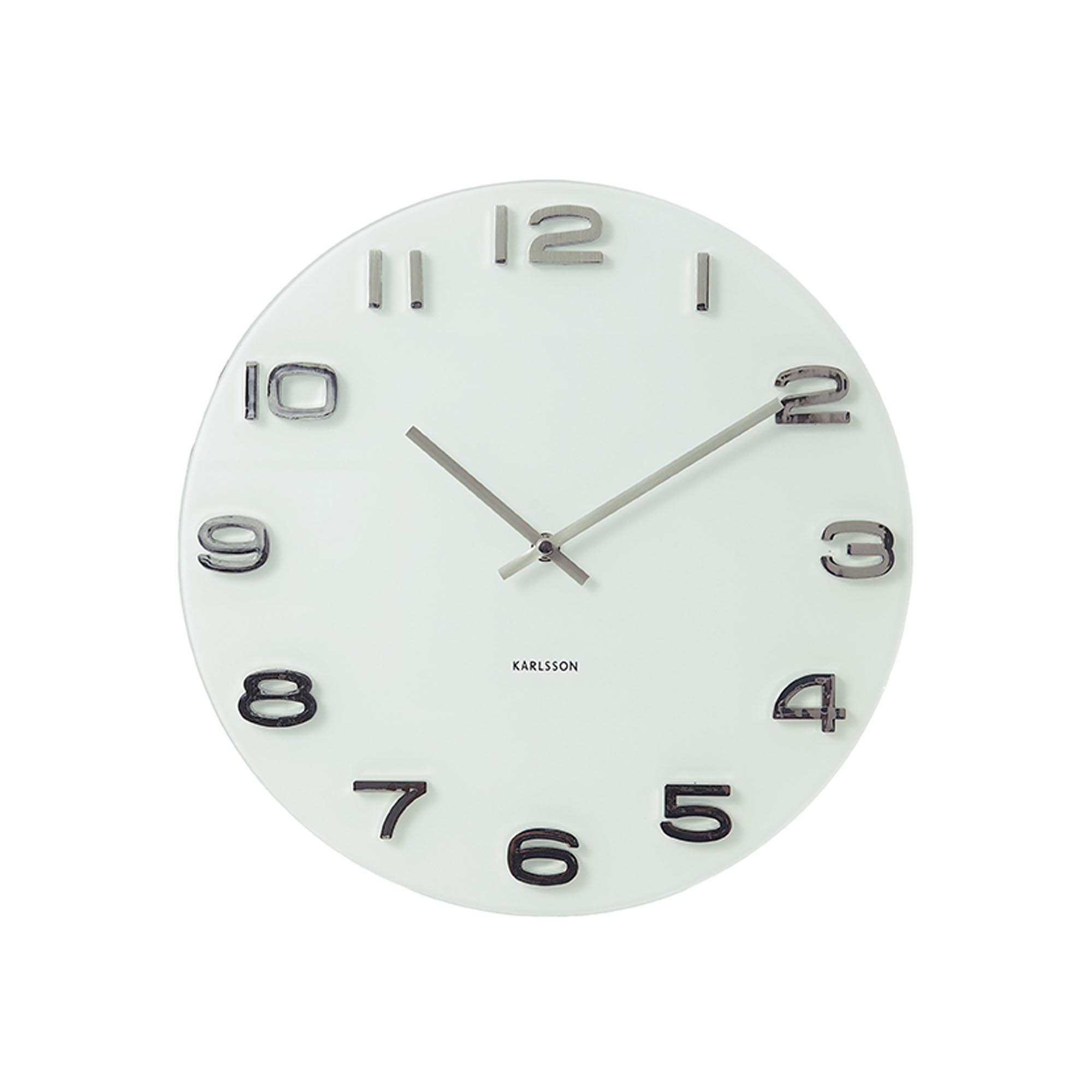 Horloge Murale Verre VINTAGE, KARLSSON
