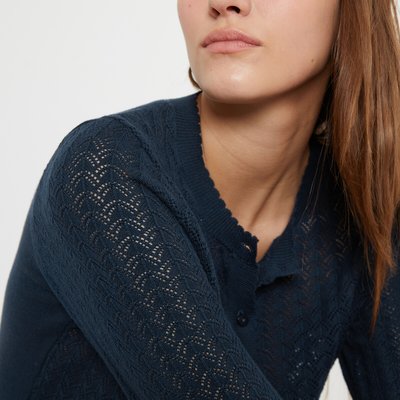 Vest in pointelle tricot LA REDOUTE COLLECTIONS