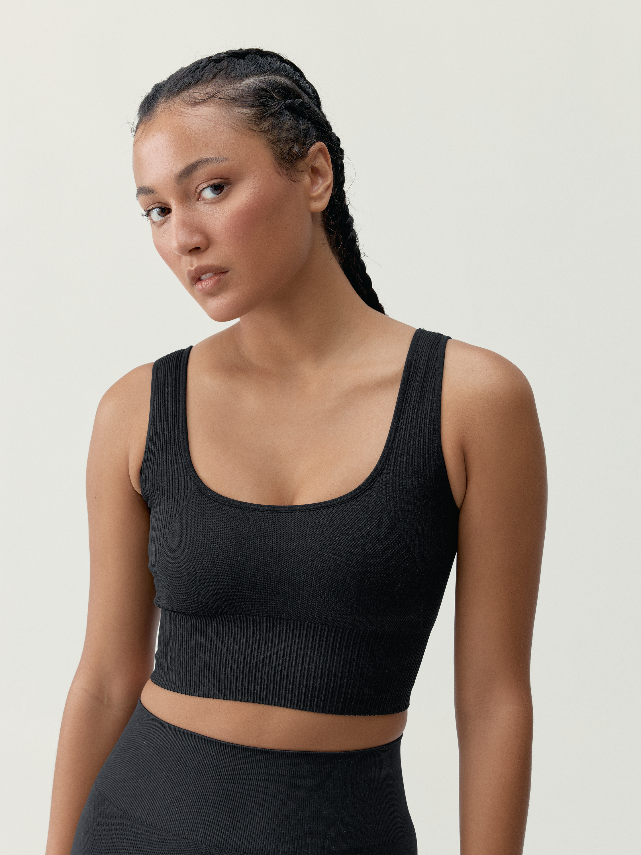Brassière de sport femme Yami maintien moyen bretelles coussinets amovibles, BORN