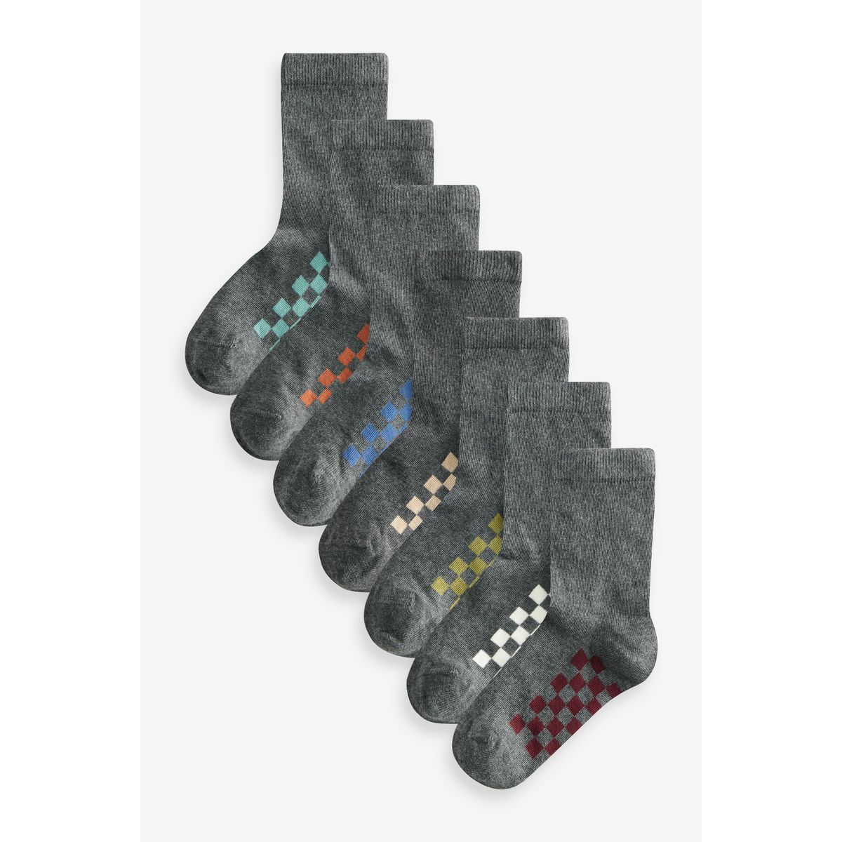 Chaussettes en coton majoritaire, 7 paires, NEXT