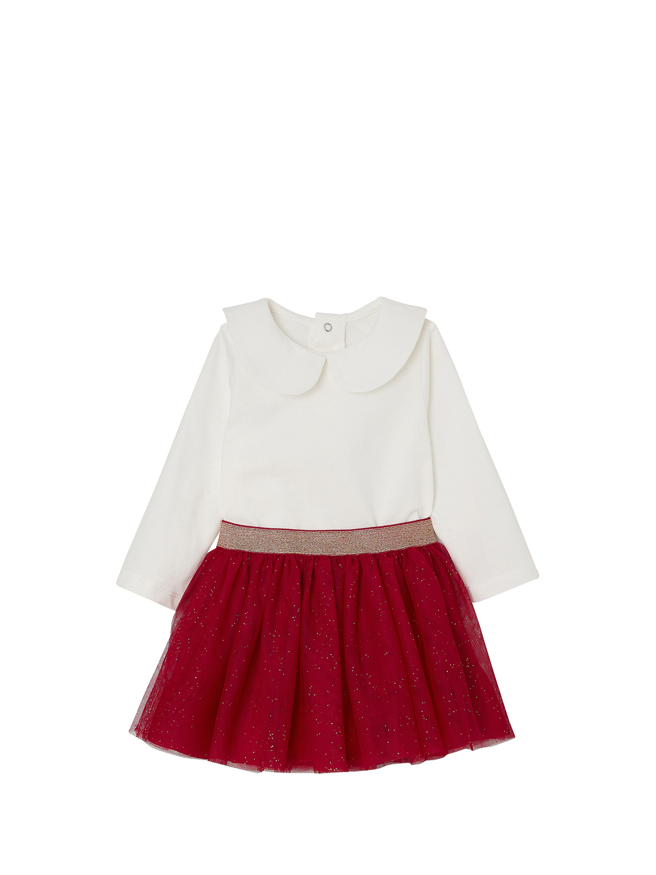 Ensemble bébé t-shirt jupon bandeau coffret cadeau noël, VERTBAUDET