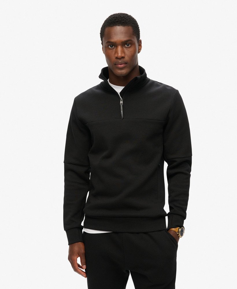 Sweat ample à col zippé Tech, SUPERDRY