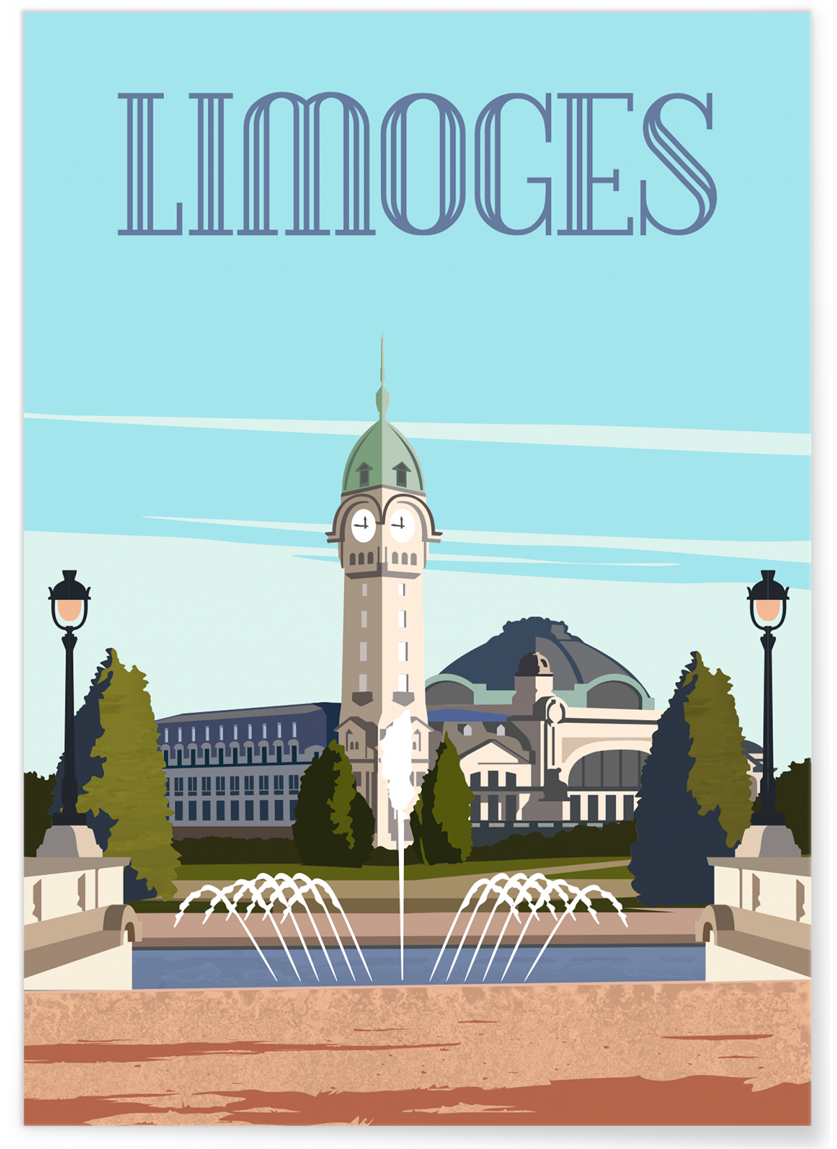 Affiche ville Limoges 3, L'AFFICHERIE