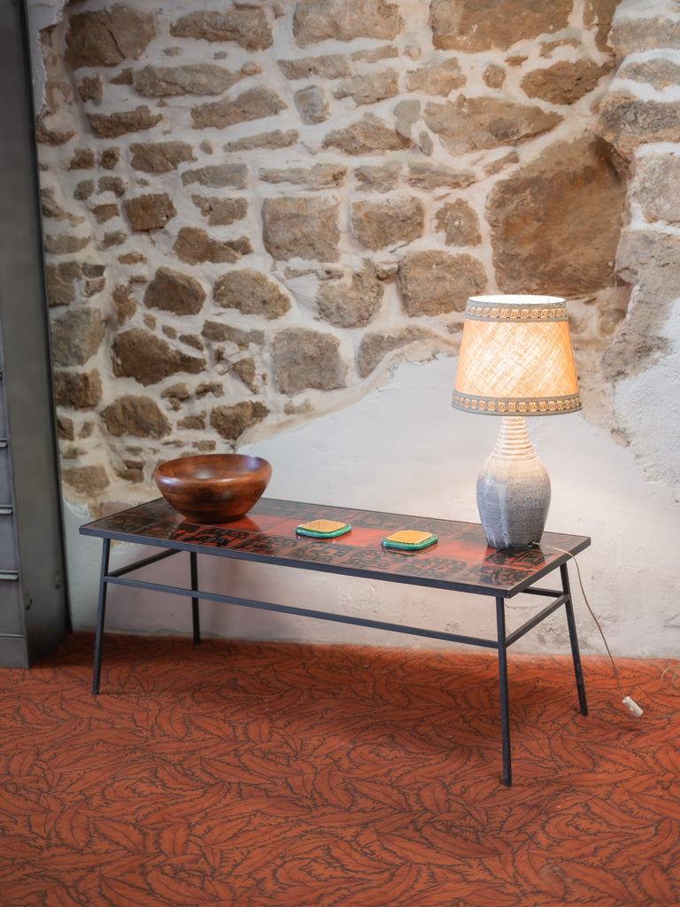 Table basse en céramique Donna N°471 - Bon état, DEBONGOUT
