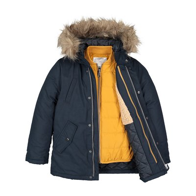 Recycled 3-in-1 Parka with Hood LA REDOUTE COLLECTIONS