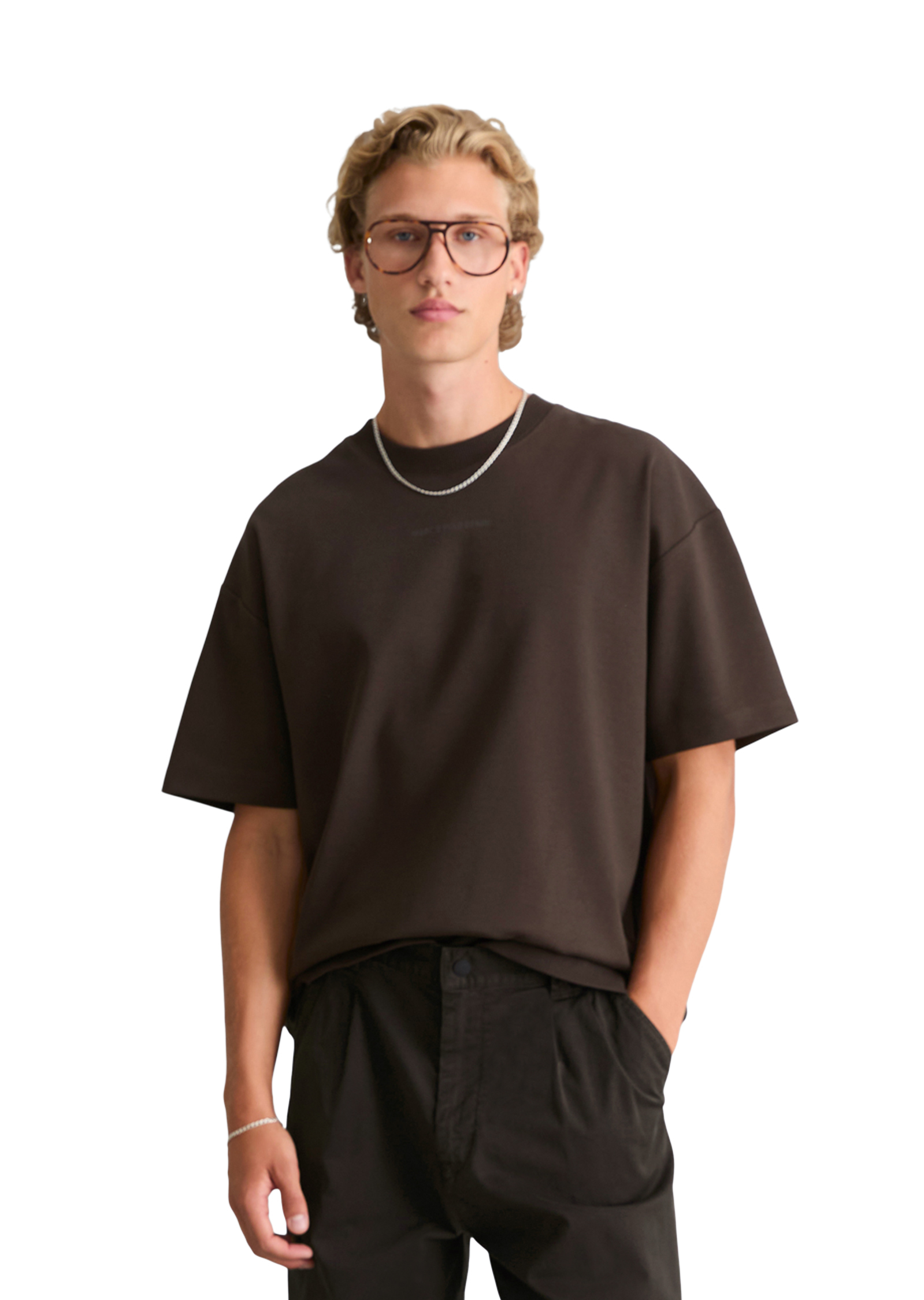 T-shirt ample en jersey interlock épais, MARC O’POLO DENIM