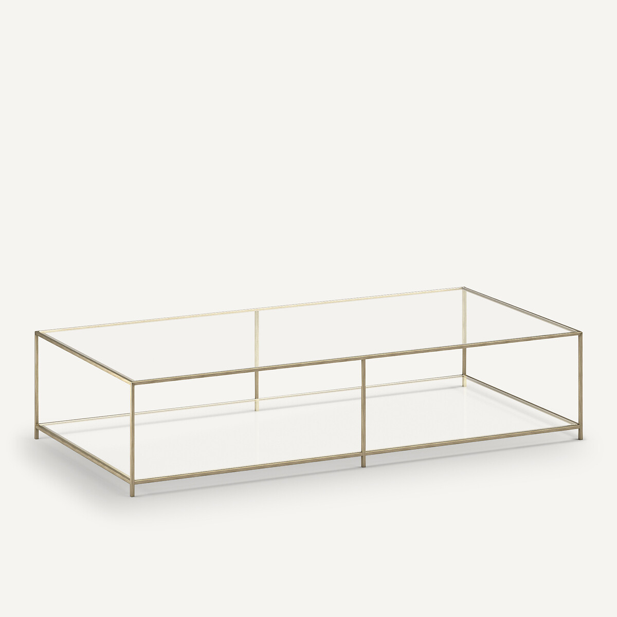 Table basse rectangulaire verre trempé, Sybil, AM.PM