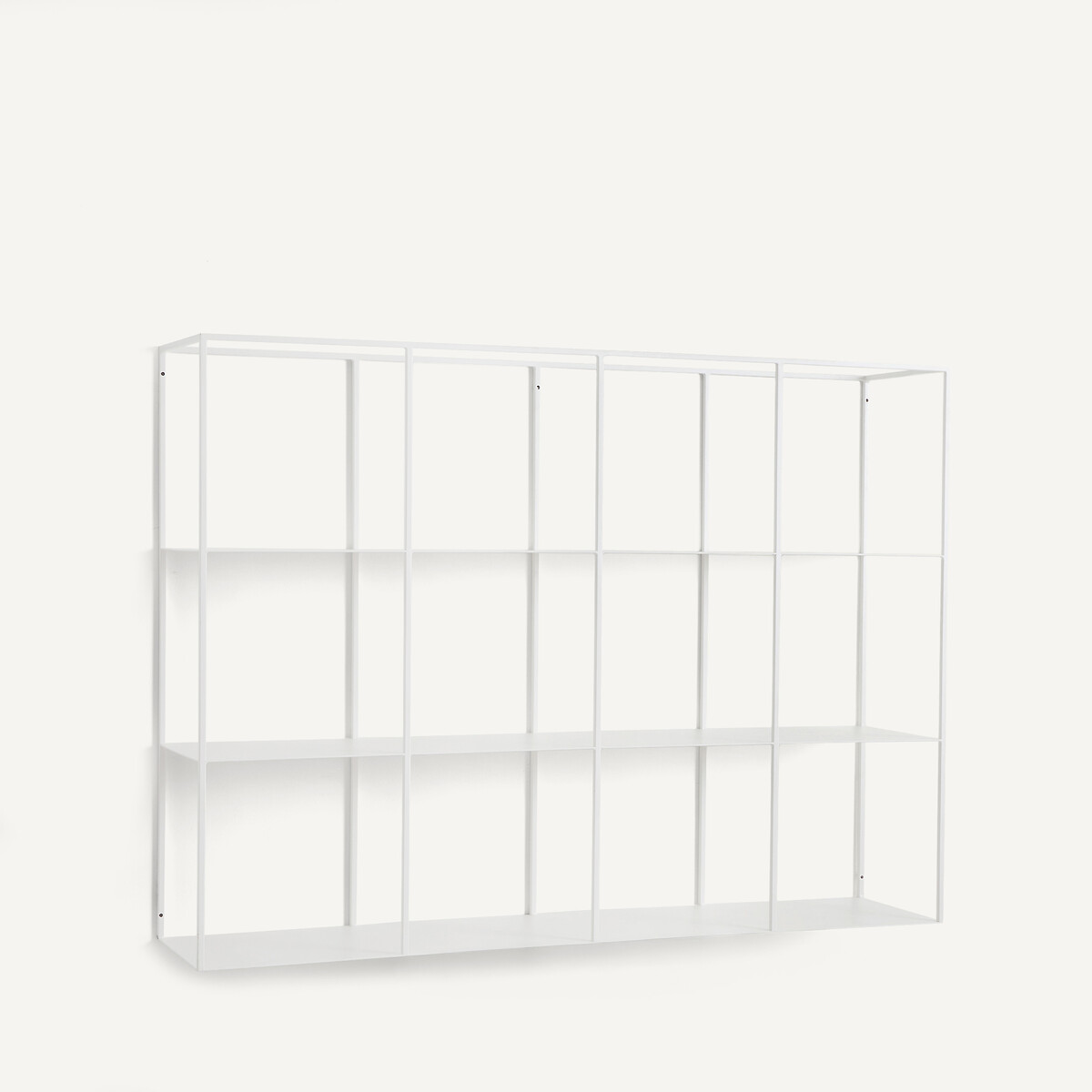 Bibliothèque murale en métal acier, hauteur 100,6 cm, PARALLEL, AM.PM