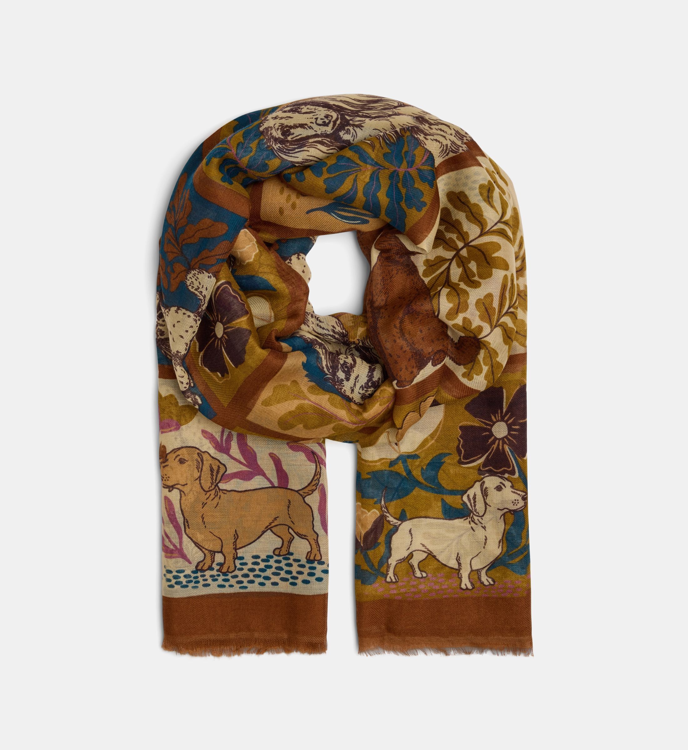 Etole lorettane à motifs chiens, GALERIES LAFAYETTE