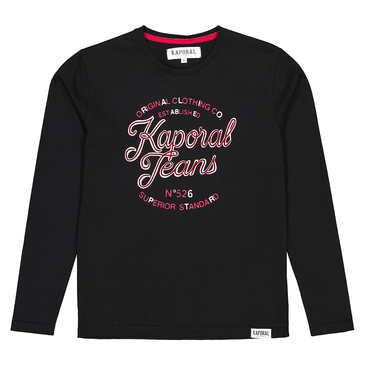 Cotton Long-Sleeved T-Shirt, 10-16 Years