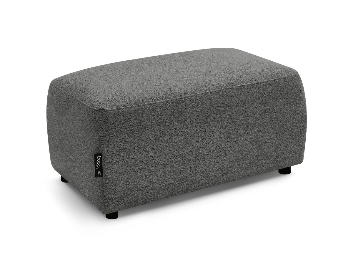 Pouf tissu chiné, ATILLA, BOBOCHIC