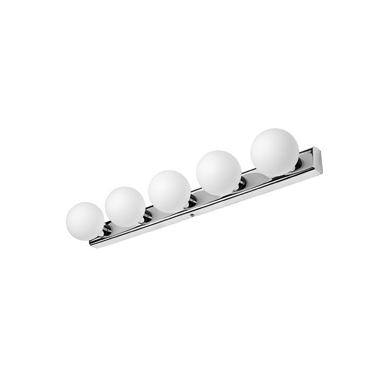 applique salle de bain classe 2 blanc coulisse 5 led