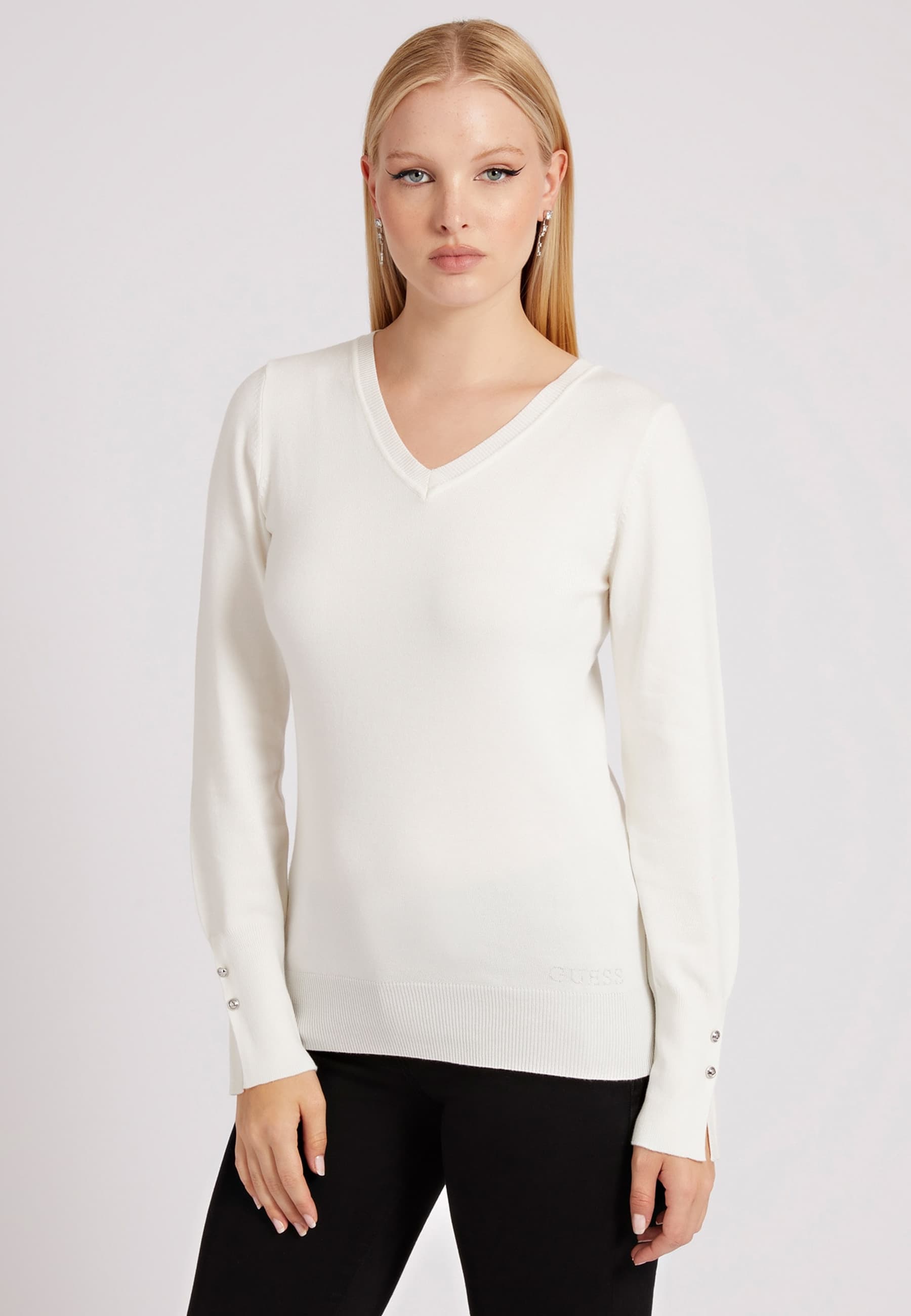 Pull Col En V, GUESS