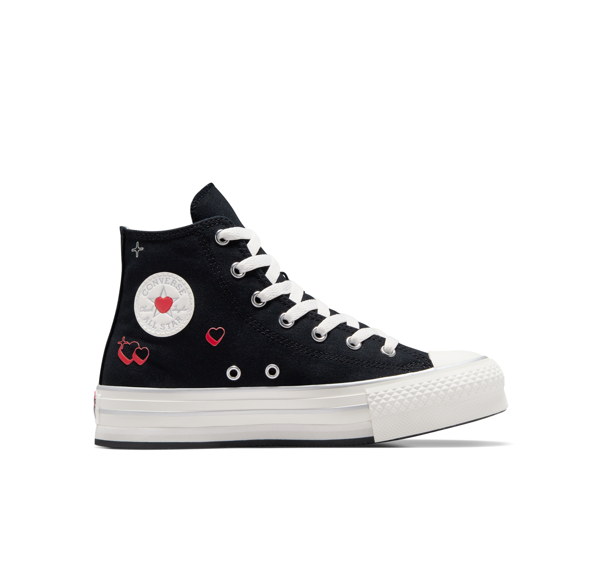 Converse plateforme noire La Redoute