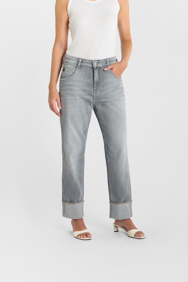 Jeans loose, large 400/60 girlfriend , 7/8ème, LE TEMPS DES CERISES