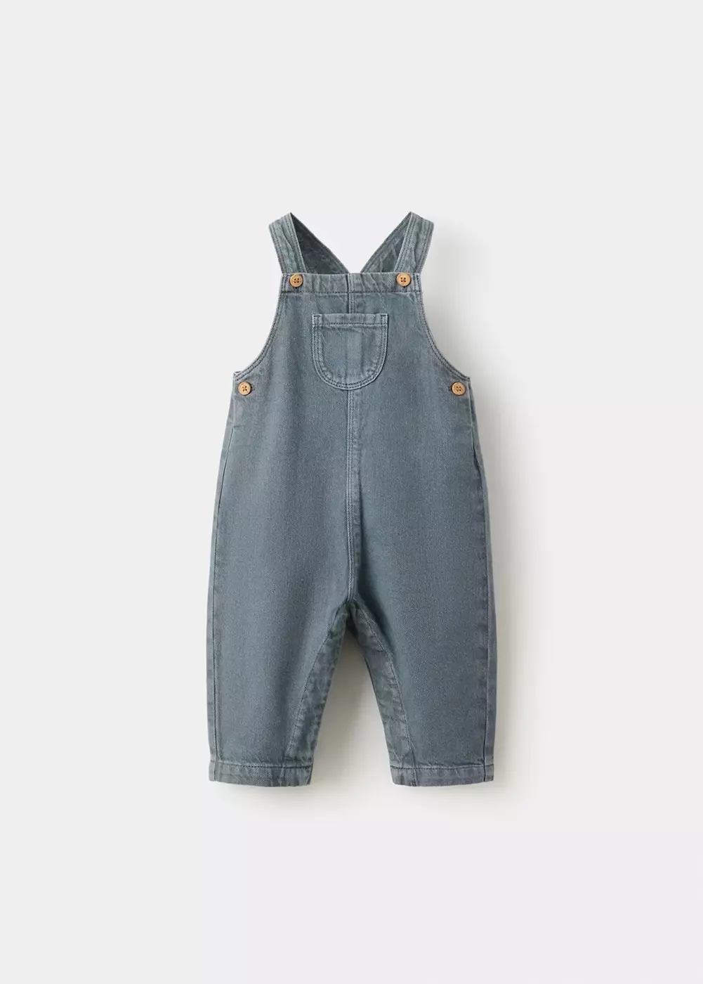 Salopette denim poches, MANGO BABY