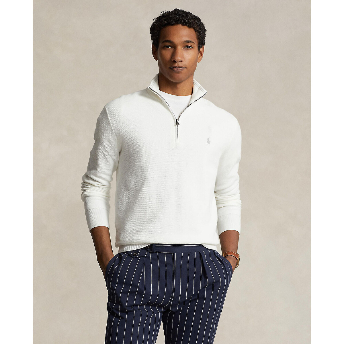 Donkerblauwe ralph lauren discount trui