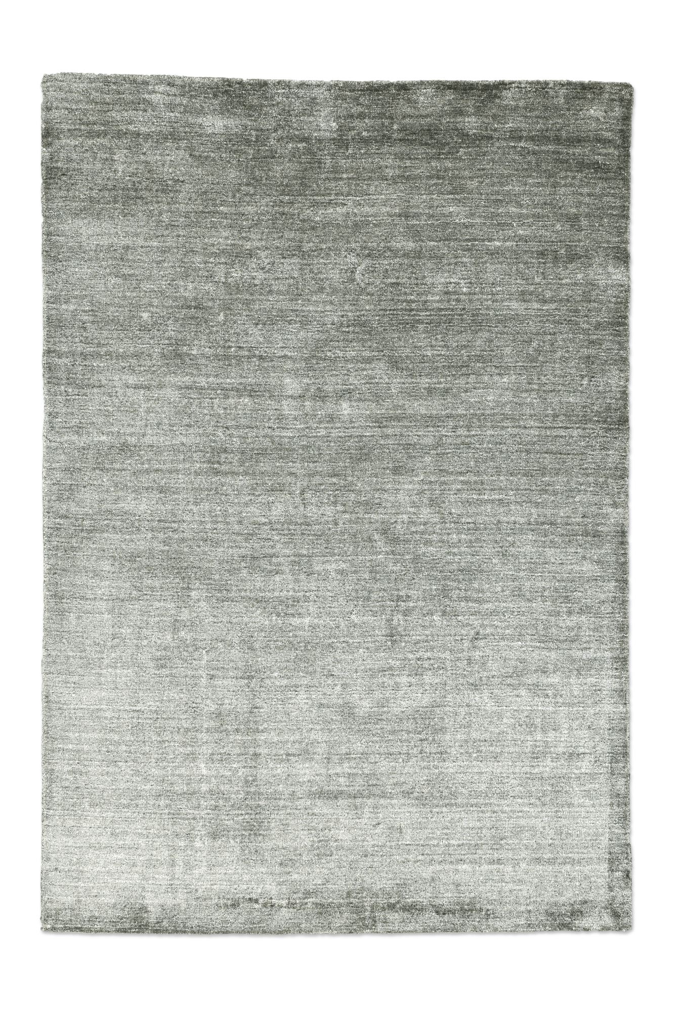 Tapis salon Vermont tissé main viscose laine, THEKO