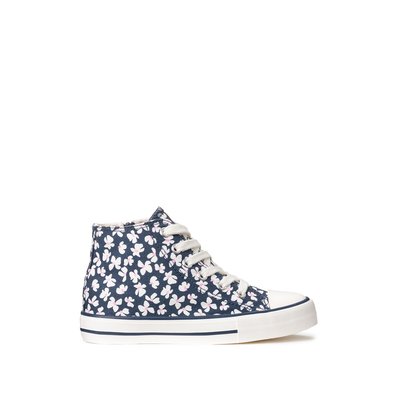 Kids Floral High Top Trainers LA REDOUTE COLLECTIONS