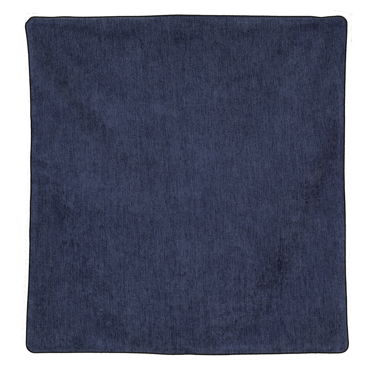 Housse de coussin passepoilée - Effet velours, LINDER
