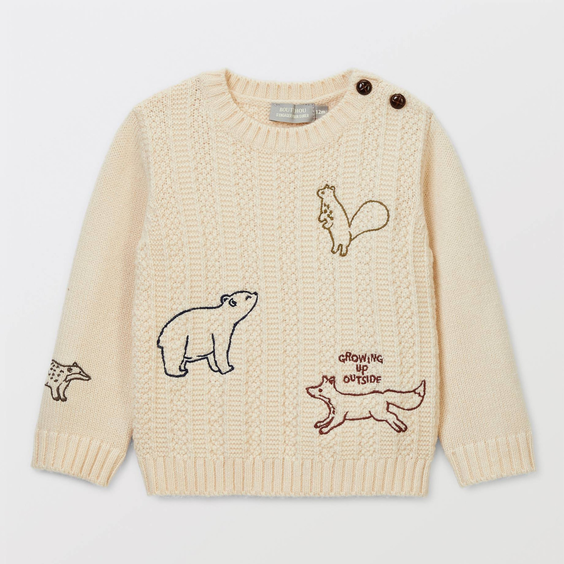 Pull brodé, BOUT'CHOU