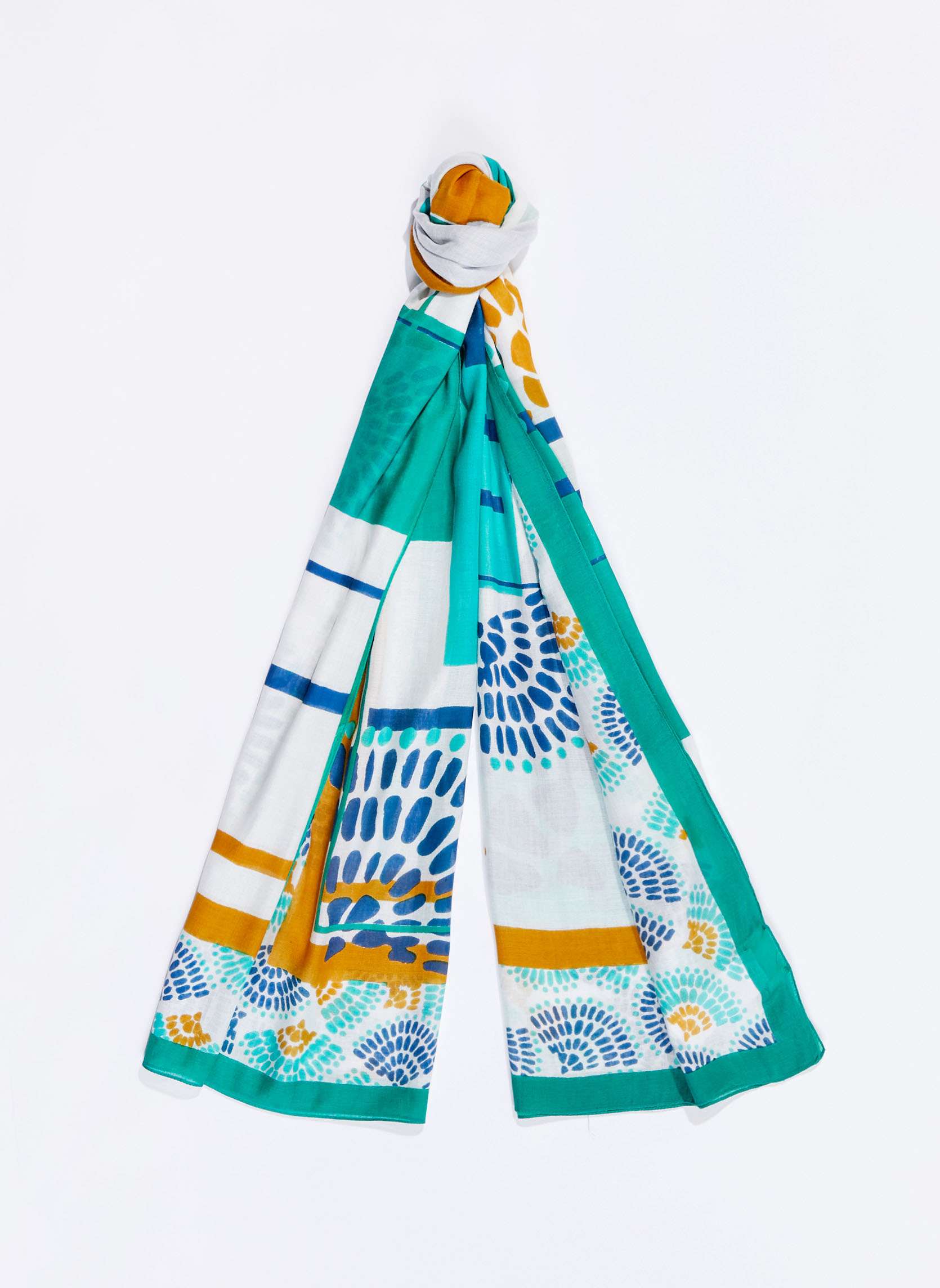 Grand foulard imprimé AURELIO, LA FIANCÉE
