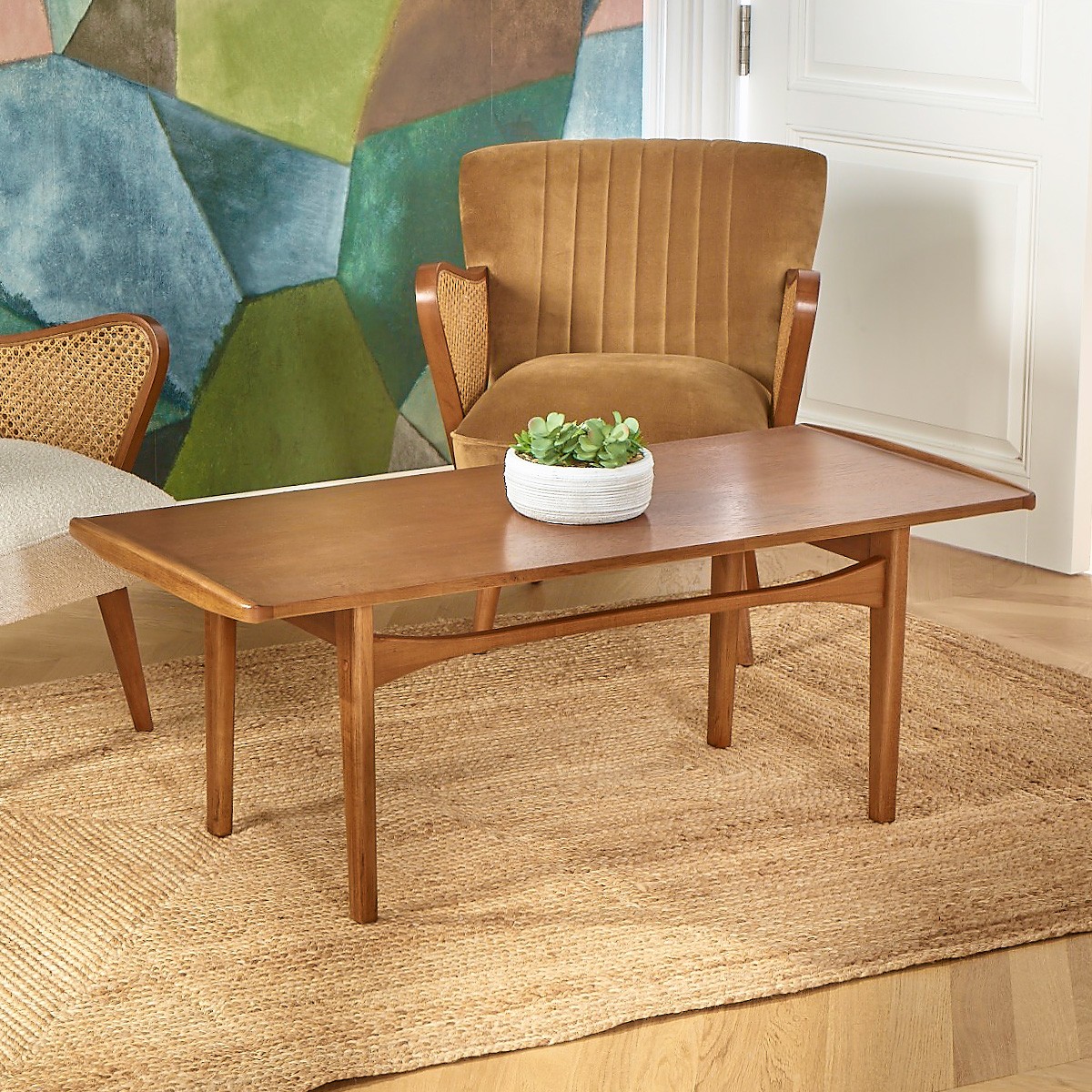 Table basse en bois de style scandinave DALHIA, ROBIN DES BOIS