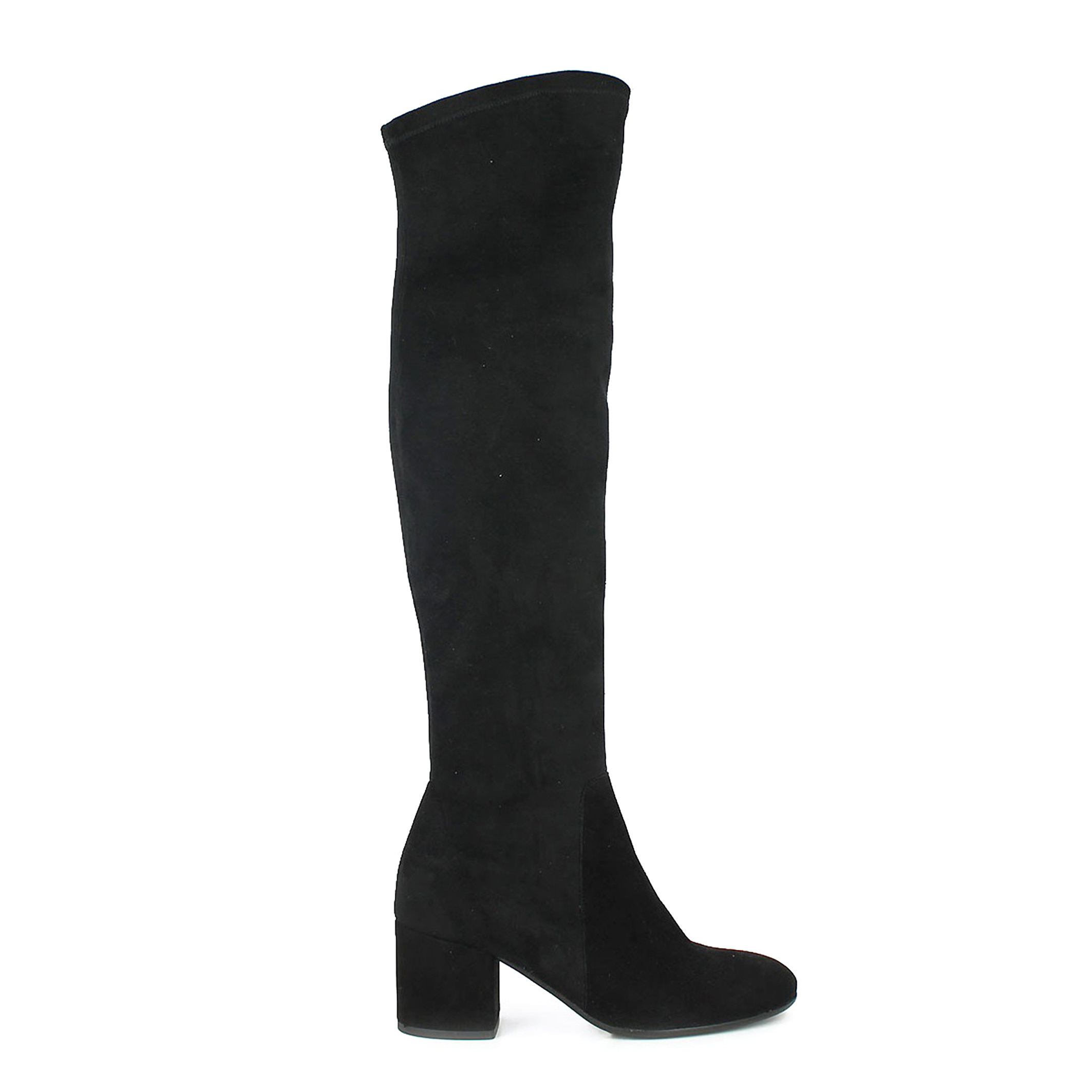 Mia thigh high stretch boots, black, Jonak | La Redoute