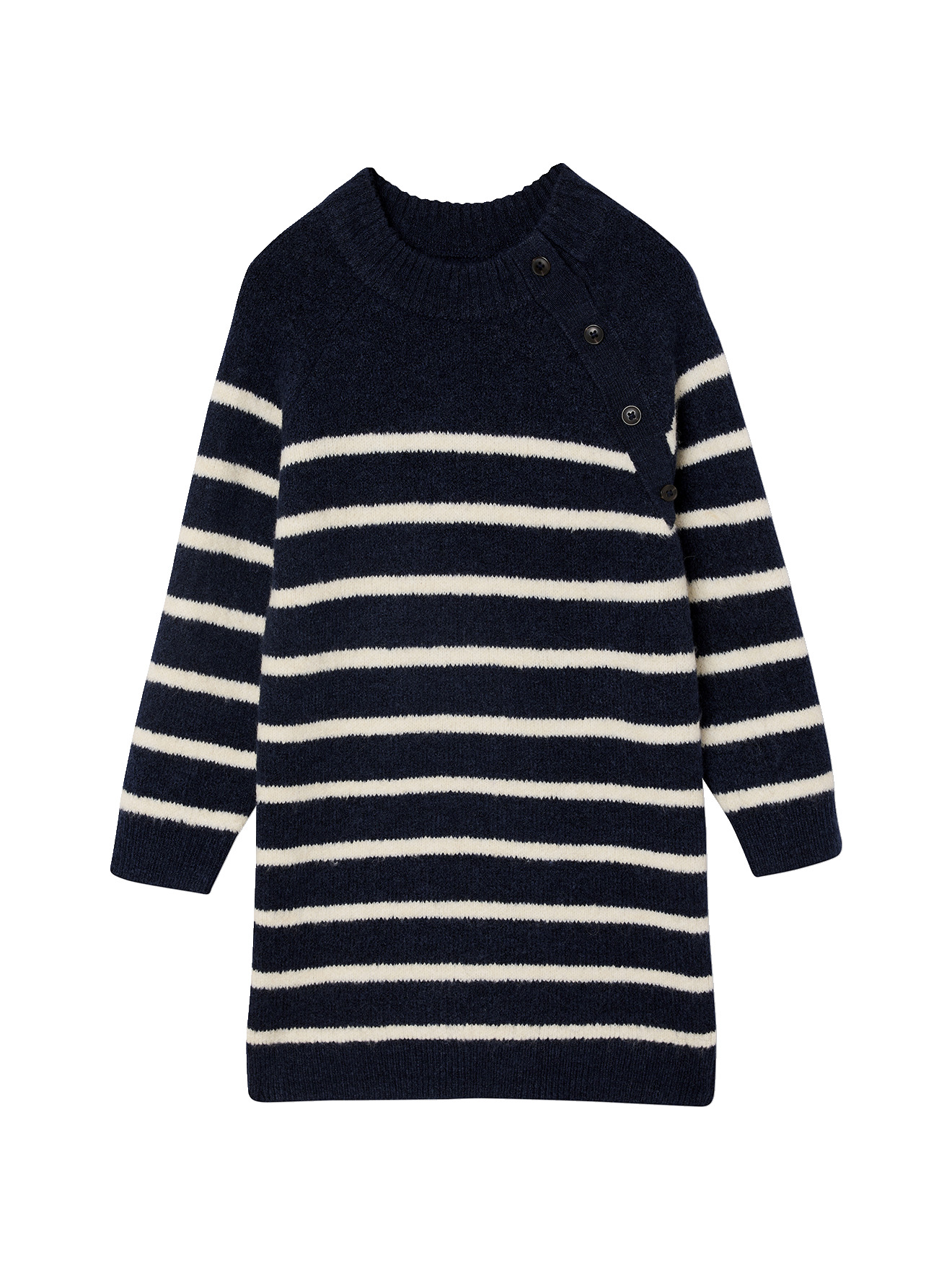 Robe marinière en tricot, VERTBAUDET