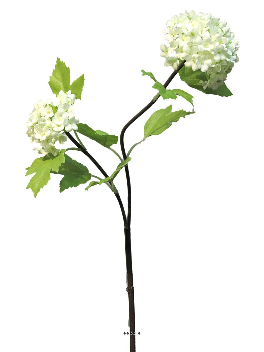 Branche de Viorne artificielle, 2 têtes, H, ARTIFICIELLES