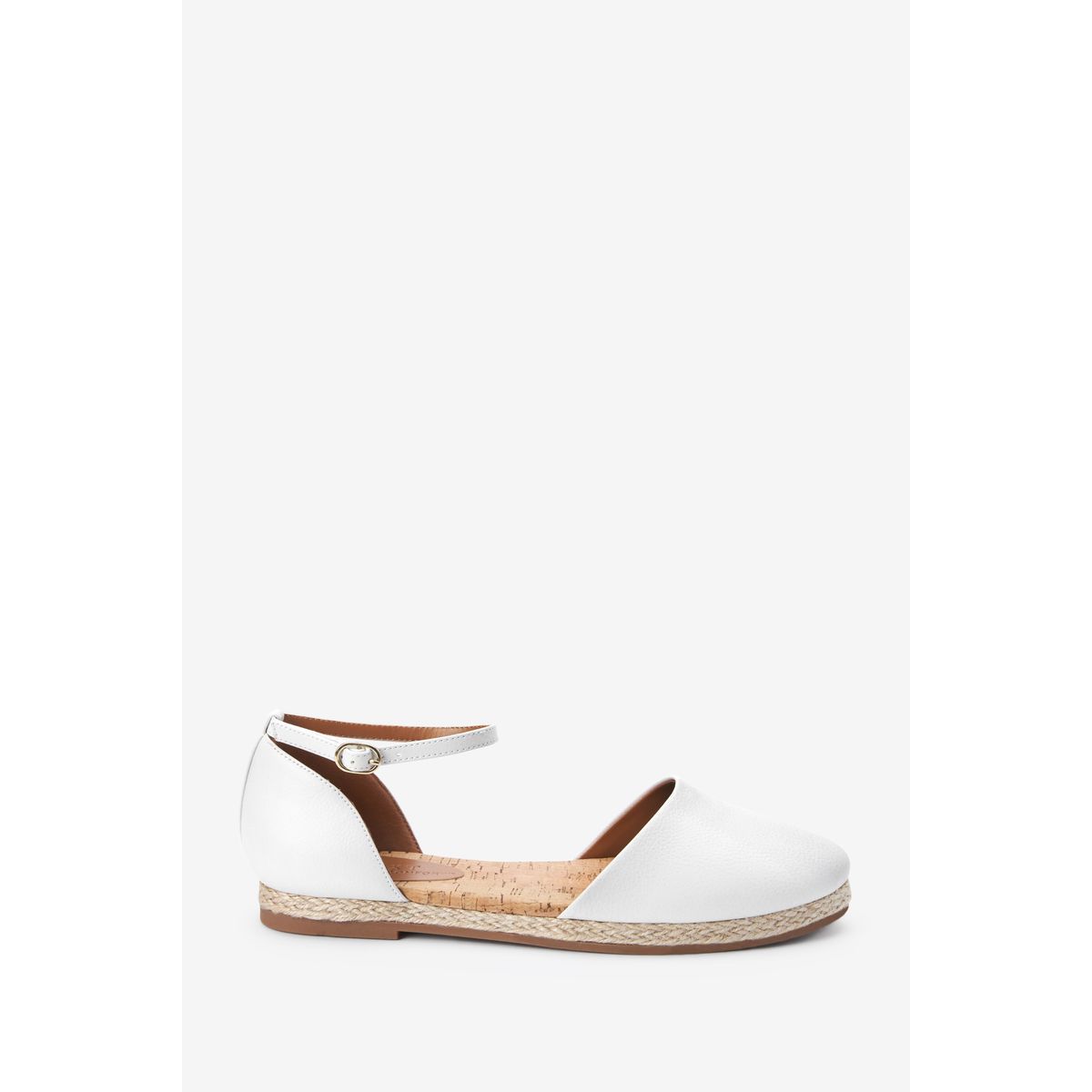 Espadrilles bout ferm avec bride blanc Next La Redoute