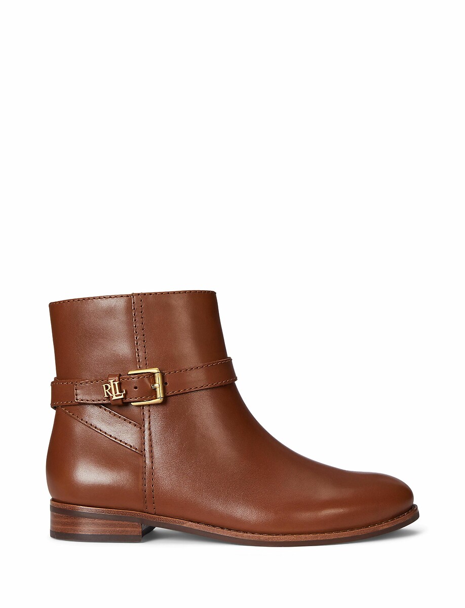 Lauren Ralph Lauren Botines de piel lisa Brooke
