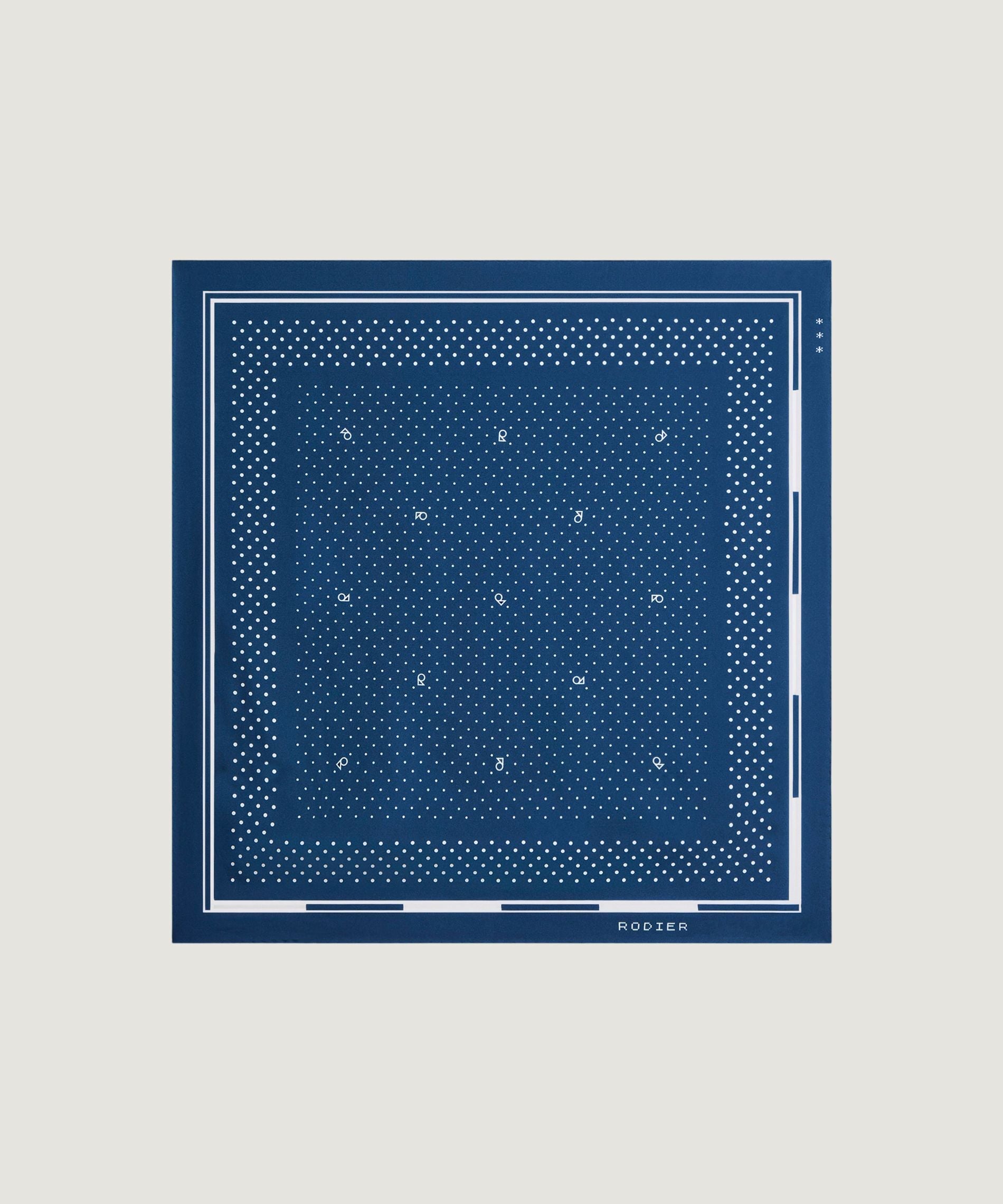 Bandana en soie à pois, RODIER