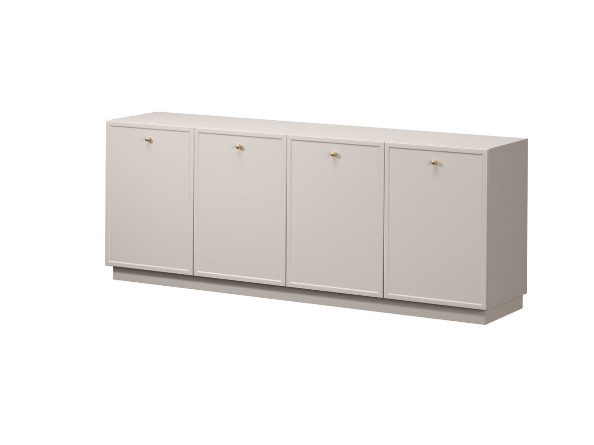 Buffet  en panneaux de particules 4 portes 200 cm, LORINA, BOBOCHIC