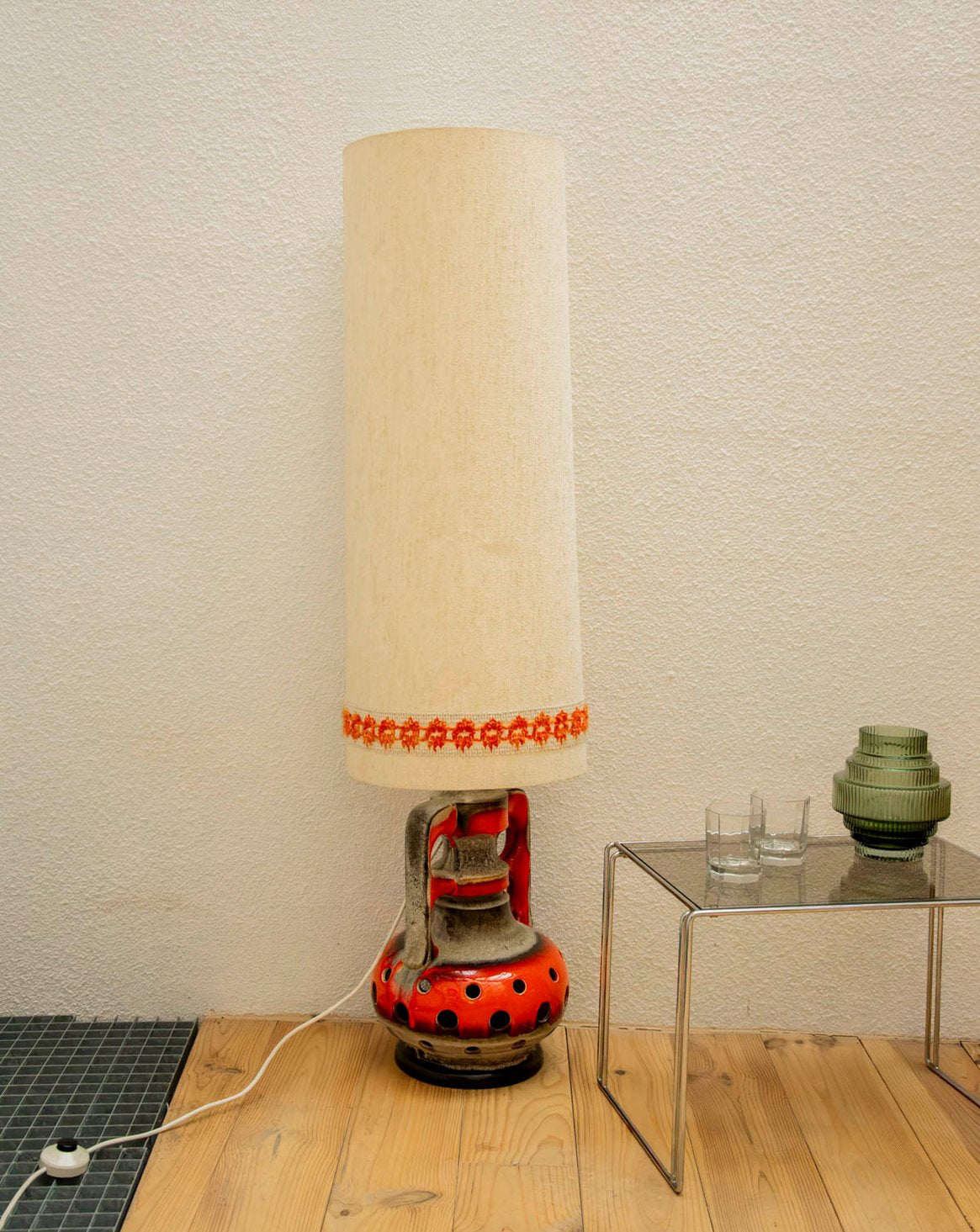 Grande lampe élégante et raffinée Julia N°1113 - Bon état, DEBONGOUT