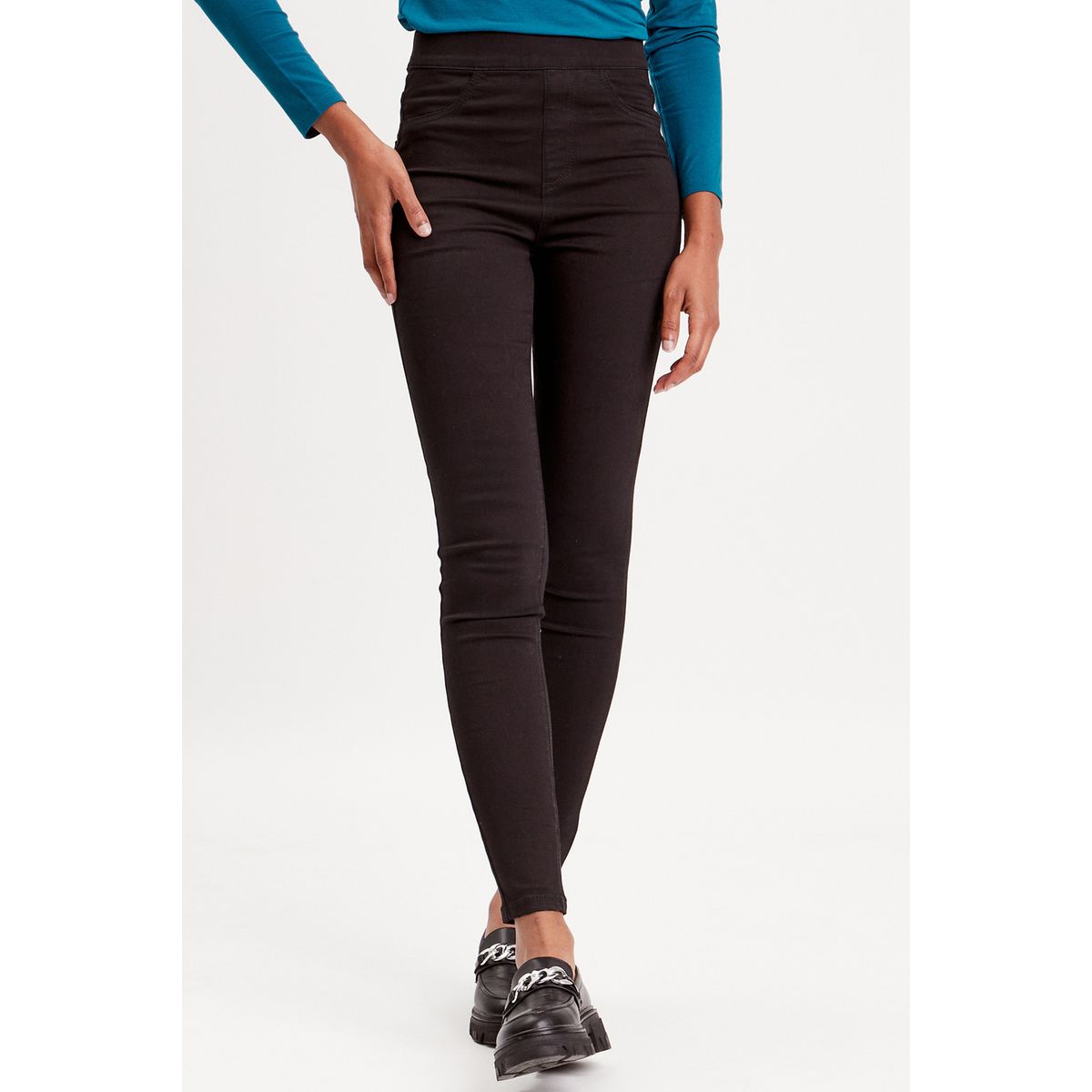 Tregging femme shop taille haute