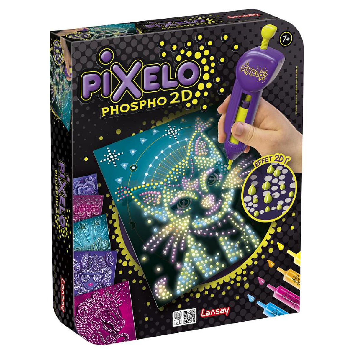Pixelo dessin phospho 2d, LANSAY